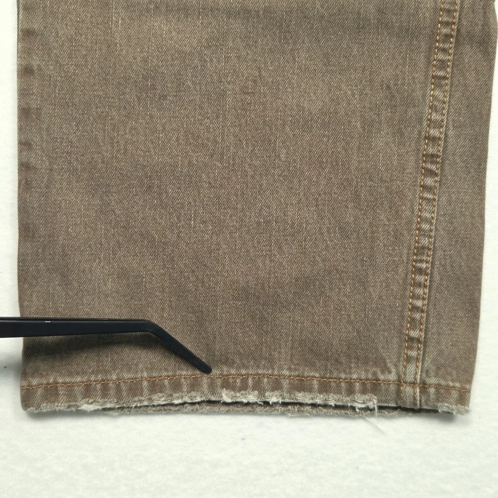 Vtg‎ Levis 569 Y2K Baggy Loose Straight Jeans Faded 38x32 Brown Denim Distressed